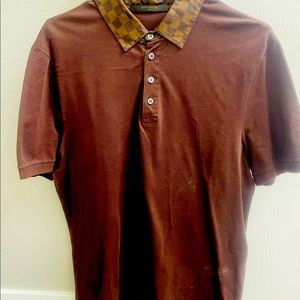 Mens Large Louis Vuitton Polo Shirt